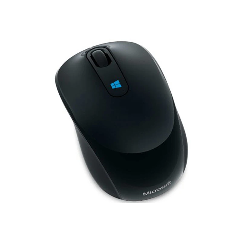 Черный Microsoft беспроводная мышь Sculpt Мобильная мышь 2,4 ГГц портативная четырехполосная прокрутка многоцветная для ноутбука, офиса, дома, использования - Цвет: Черный