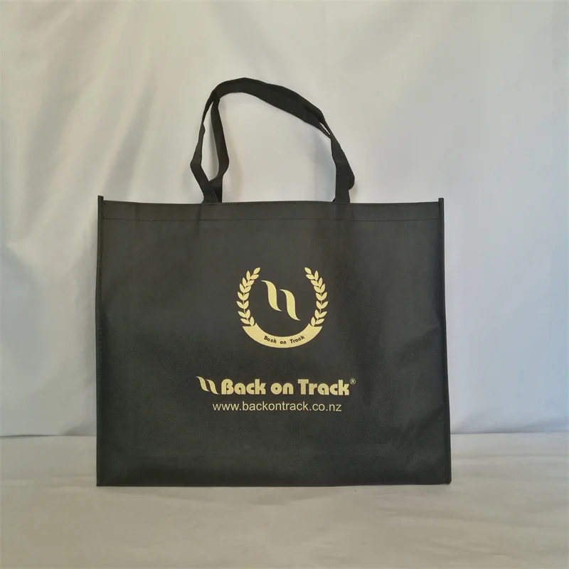 Custom Logo Reusable Gift Bags with Handles Eco Non Woven Packaging Promotion Large Grocery Bag Silver Personalized | Дом и сад