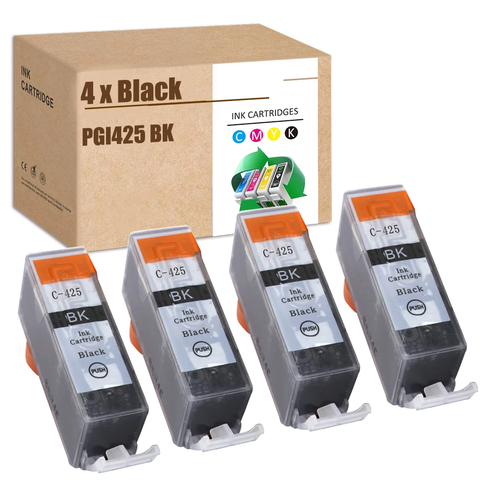 

Картридж с черными чернилами SZX PGI425 425 для IP4840/IP4940/IX6540/MG5140/MG5240/MG5340/MG6140/MG6240/MG8140/MG8240/MX714/MX884/MX894