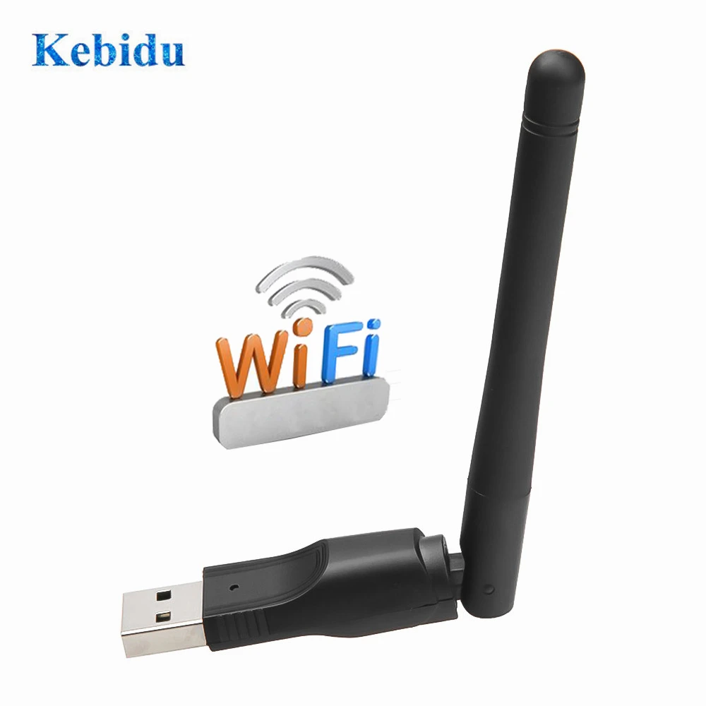

Kebidu USB 2.0 MT-7601 150M WiFi Wireless Network Card LAN Adapter with Antenna for Laptop PC 802.11 b/g/n Mini Wi-fi Wholesale