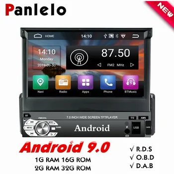 

Universal Single Din Android Car Multimedia 7 Inch Quad Core Android 9.0 Head Unit Autoradio Car Audio Player Bluetooth RDS OBD2
