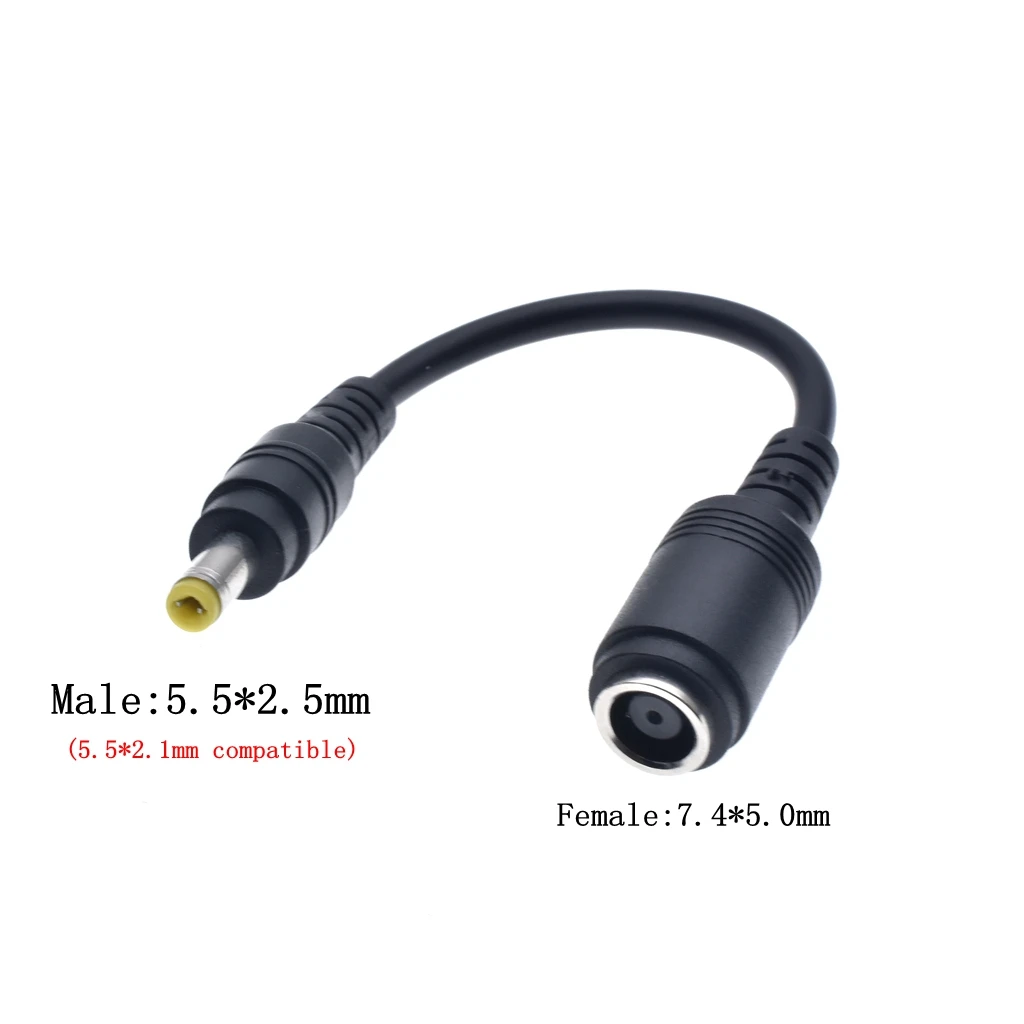 DC Power Adapter Cable - 7.4x5.0mm Female to 7.4x5.0mm, 5.5x2.5mm, 4.8x1.7mm, 4.5x3.0mm Male Connector Description Image.This Product Can Be Found With The Tag Names Cheap Computer Cables Connectors, Computer Cables Connectors, Computer Office, High Quality Computer Office