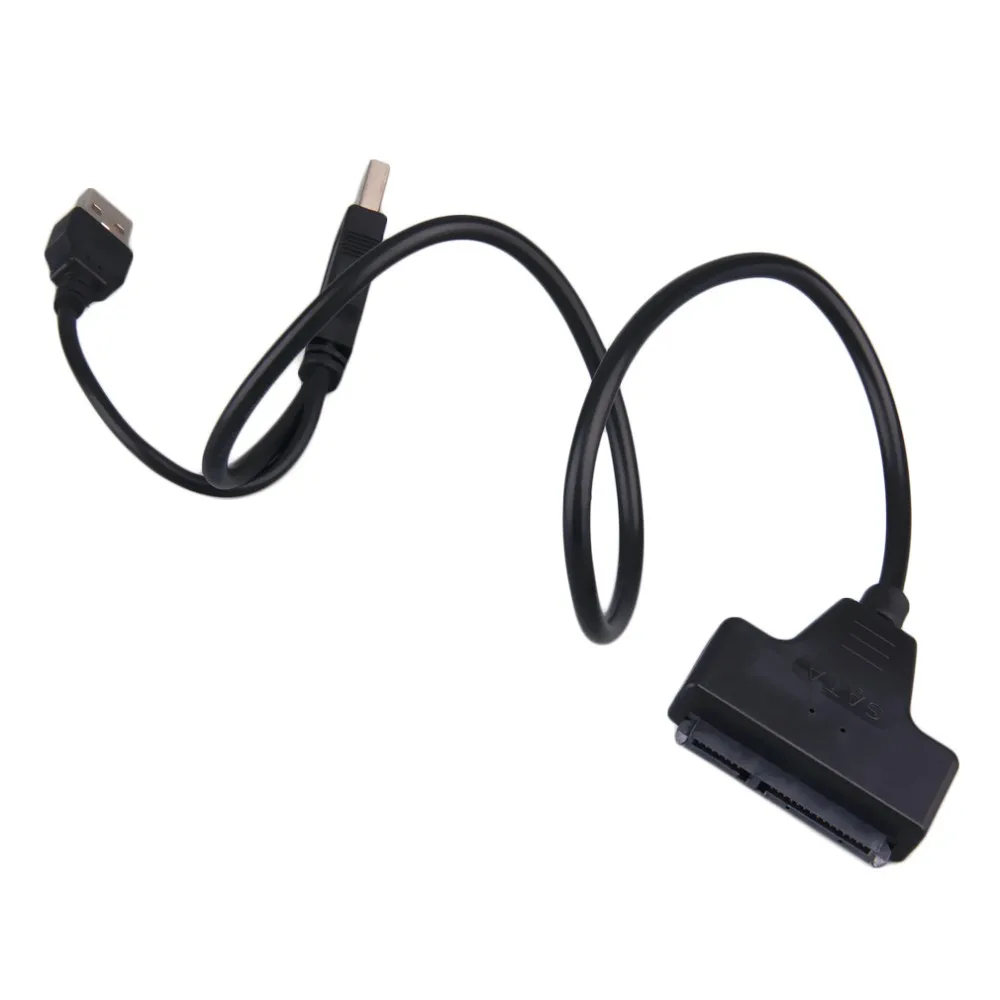 Новейший USB 2,0 штекер для SATA 7+ 15P 22 Pin кабель адаптер для 2," SSD/жесткий диск