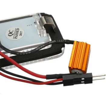 

For Fiat 500 LED License Plate Lights 12V Rear Error-free 2PCS Set 6000K