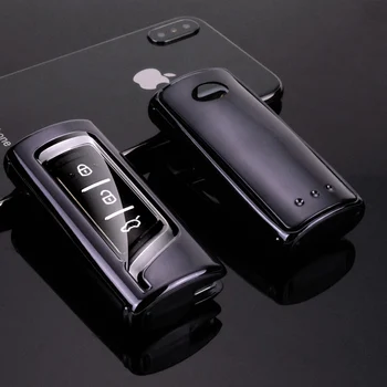 

TPU Car Auto Remote Key Case Cover Shell for Trumpchi GS4 GS8 GS3 GS7 GA3S GA5 GA6 GE3 Car Accessories Car Key Chain Ring
