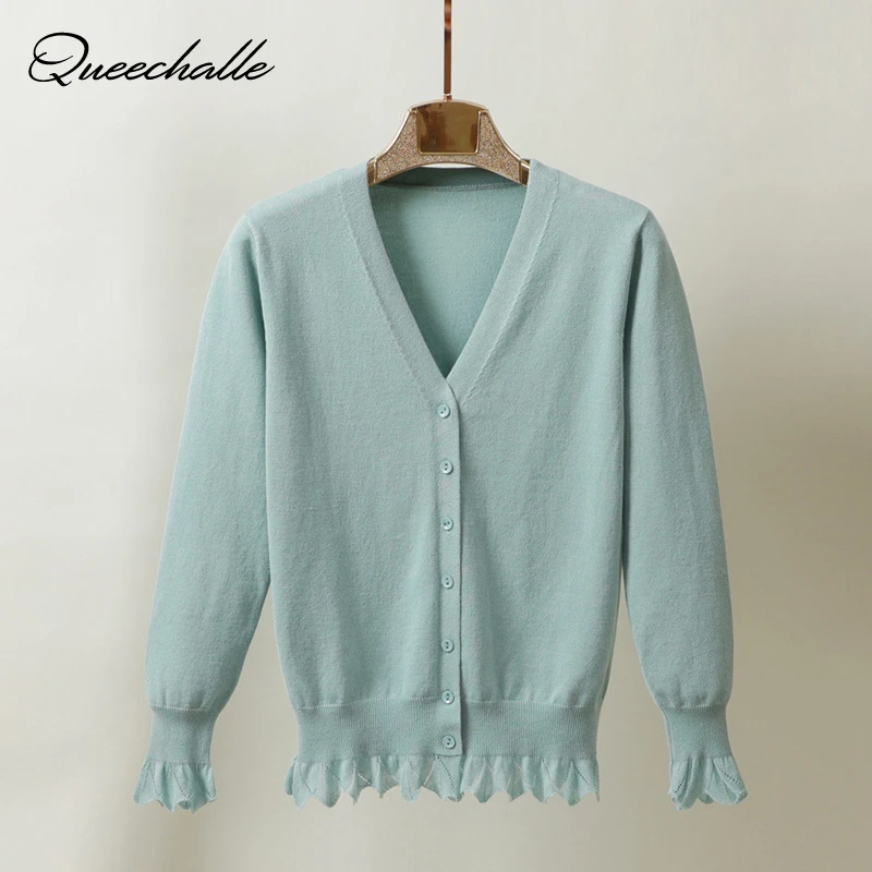 US $12.99 40% OFF|Queechalle 8 Colors Women Knitted Cardigan Coat Short 2020 Spring Autumn V Neck Long Sleeve Casual Knit Sweater Coat Female US $12.99 40% OFF|Queechalle 8 Colors Women Knitted Cardigan Coat Short 2020 Spring Autumn V Neck Long Sleeve Casual Knit Sweater Coat Female