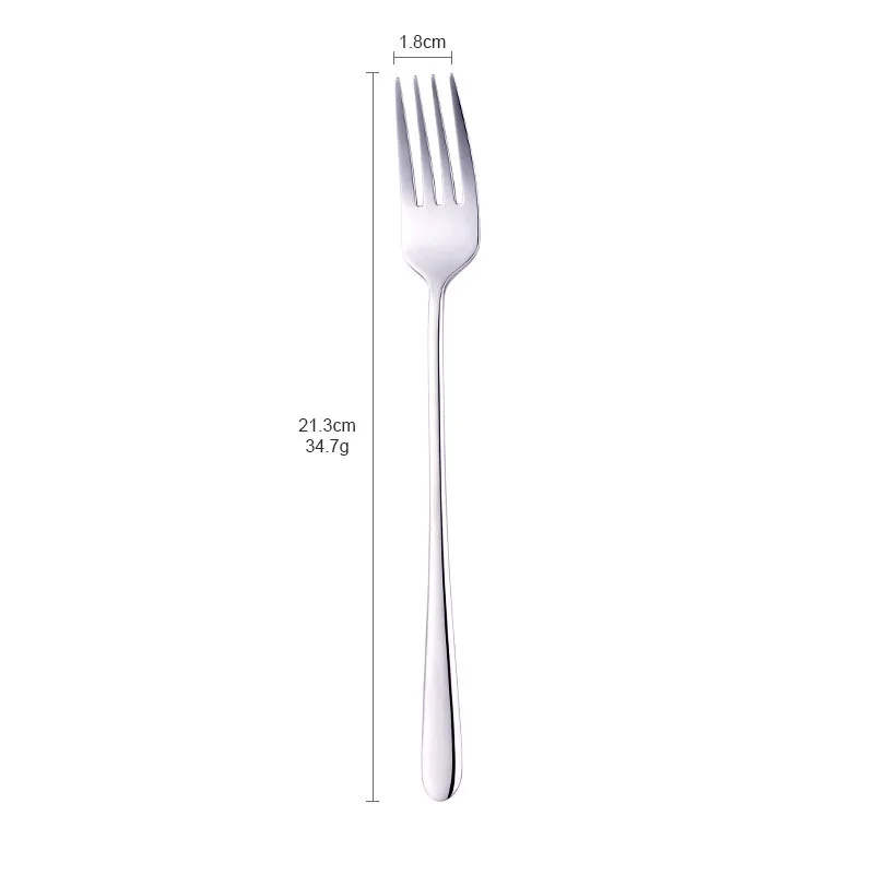 T5 Creative Rainbow Fork Tableware for Hotel Restaurant Stainless Steel Dinner Fork Cutlery Dinnerware Kitchen Table Fork - Цвет: T5
