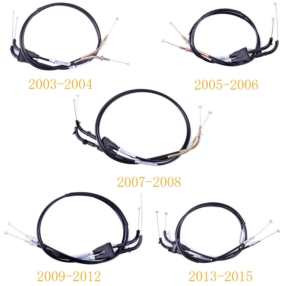 MotorcycleThrottleCableWireFuelReturnCableforKawasakiZX6R