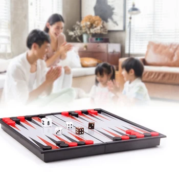 

With Folding Box Home Logical Thinking Board Game Travel School Adults Kids Children Gifts Study Backgammon Intellect Develop