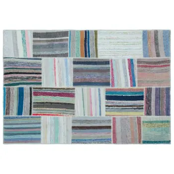 

Handmade Multicolor Vintage Patchwork Rug Area Rug 160x226 Cm-5'3''X7'5''