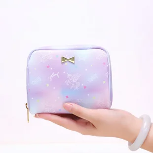 Speed-a New Style Cartoon Printed Travel Double Layer Cosmetic Bag Storgage Bag Wash Bag Supplies Cosmetics Case