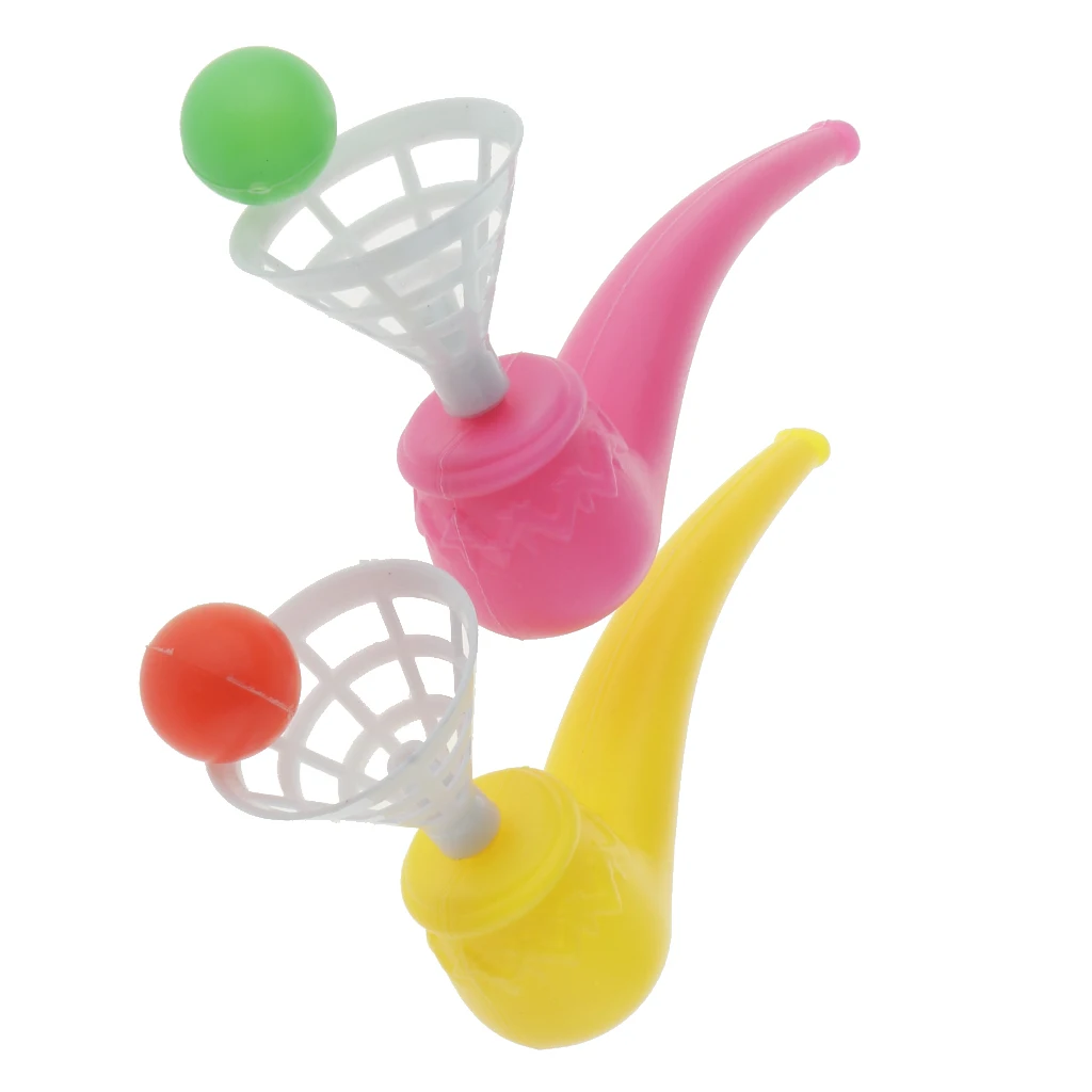 

2 Pieces Blow Pipe Balls Funny Pinata Toy Loot Party Bag Fillers Kids Party Favors