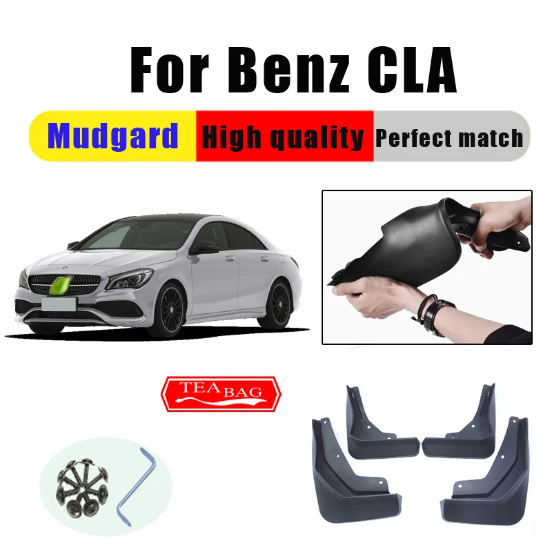 

Брызговики для, Mercedes Benz CLA W118 C118 2019-2021 крылья Брызговики автомобильные аксессуары для автомобиля Styline 4 предмета в комплекте