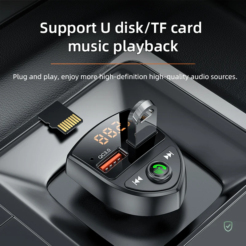 Автомобильный беспроводной fm-передатчик Bluetooth 5 0 FM радио модулятор комплект 3.1A USB