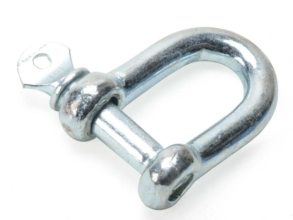 Stainless Steel 10mm D Shackles Dee Shackle Chain Link Tow Car Trailer 