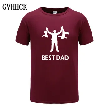 

World's Best Dad T shirt Funny Design Father Day Tshirt 100% Cotton Fashion Gift T-shirt EU Size