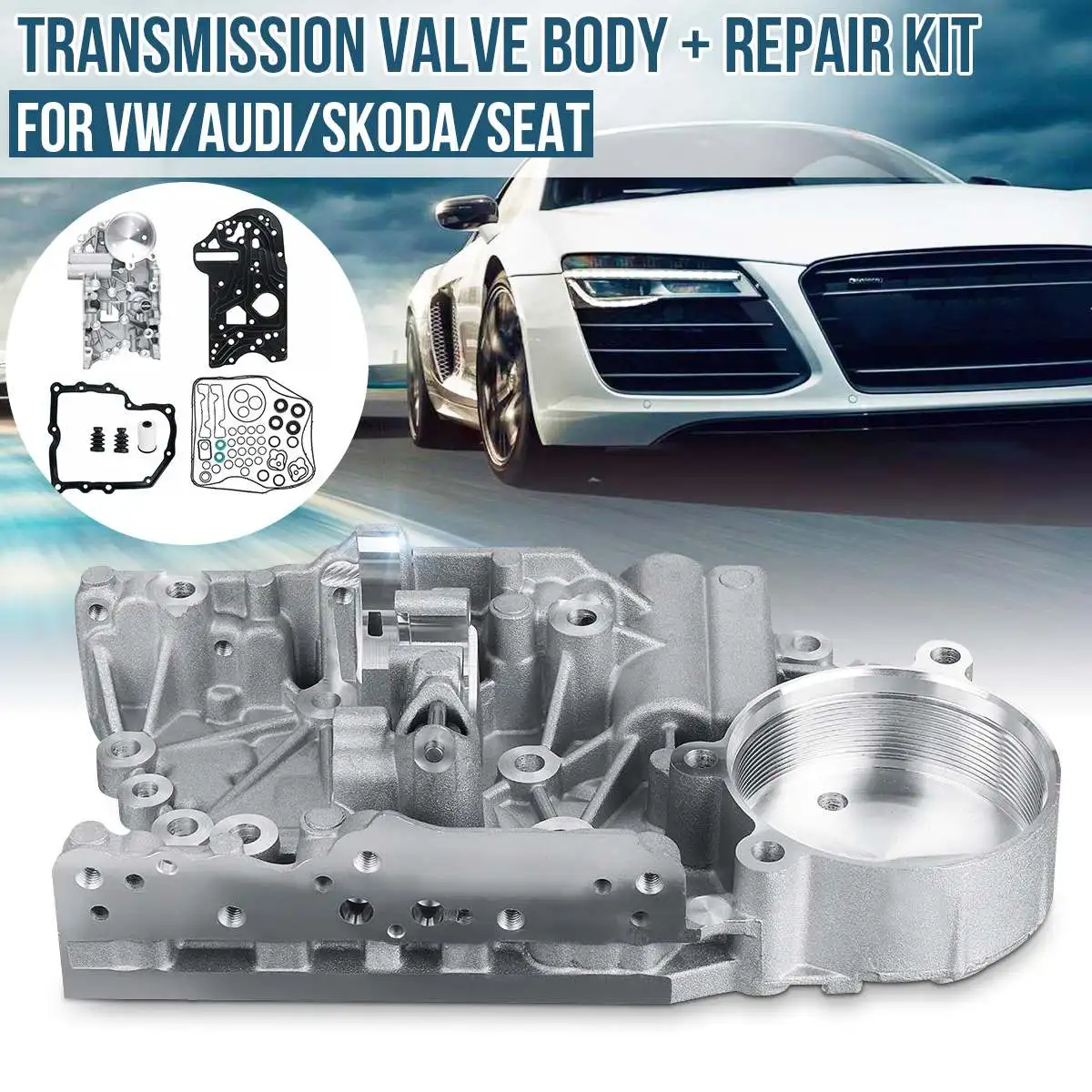 

DSG DQ200 Transmission Valve Body+Repair Kit Replacement Parts For VW/AUDI/SKODA/SEAT 0AM325066AE Automatic Transmission Valve