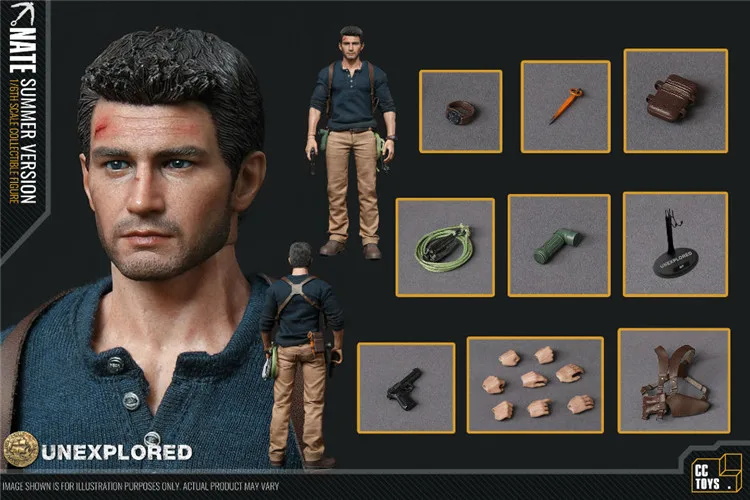 1/6 Коллекционная Фигурка неизведанная Nate большой авантюрист игра персонаж голова тела Одежда полный комплект фигурка модель