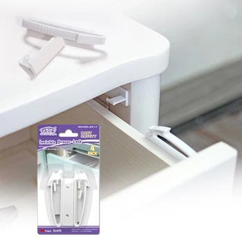 Invisible Baby Safety Cabinet Locks 1