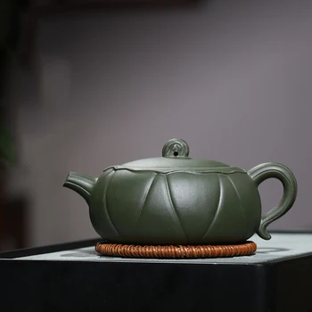 

285ml Large Capacity Yixing Purple Clay Teapots Lotus rhyme Handmade High Quality Tea Kettle Chinese Kung Fu Teaware