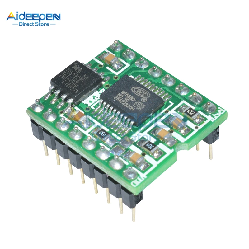 WT588D 16P 8M голосовой модуль звук Modue аудио плеер для Arduino DC 2 8 V 5 V|Детали и аксессуары