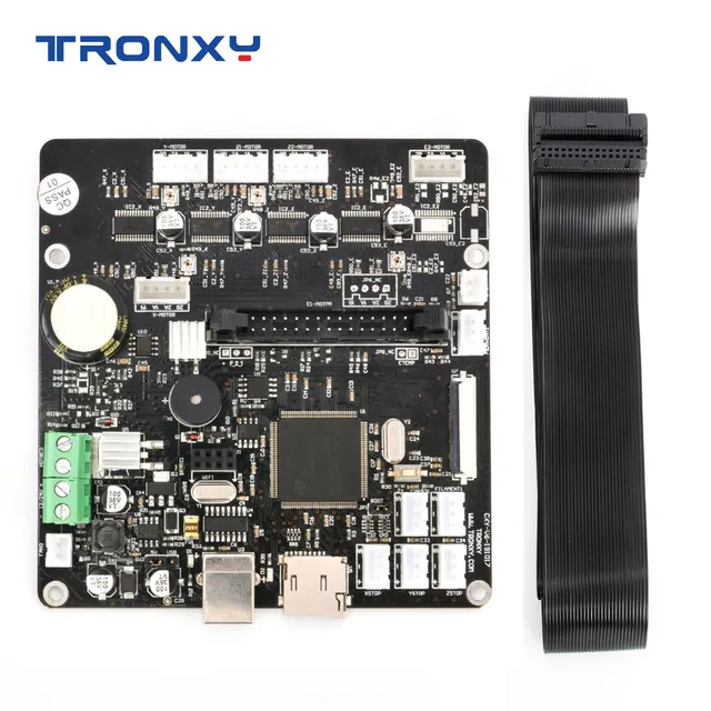 $US $65.49 Tronxy 3D Printer Silent Upgraded Mainboard with Wire Cable Original Supply Controller Board impresora X5SA 2E Serie mainBoard