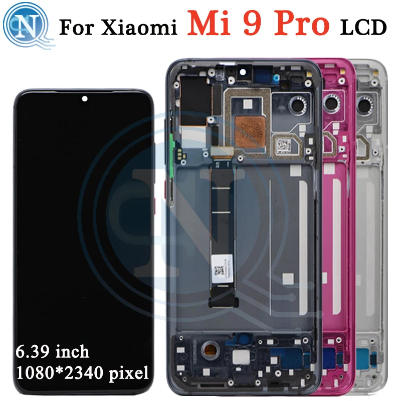 Для Xiaomi MI 9 Pro mi9 LCD с рамкой дисплей сенсорный экран дигитайзер сборка Замена для