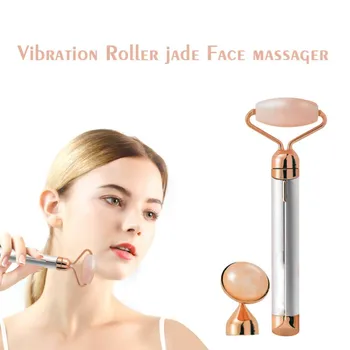 

Face Lifting Tool Electric Jade Roller Smooth Fine Lines Firming Skin Anti-wrinkles Anti-aging Face Facial Massage maquiagem