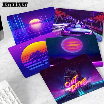 

BBTHBDNBY In Stocked Neon Retrowave synthwave digital art Beautiful Anime Mouse Mat Writing Pad Desktops Mate gaming mouse pad