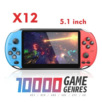 

5.1 inch X12 Video Game Portable Console Support TV Output X12 Retro Portable Handheld Video Game Console