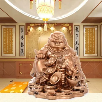 

Laughing Chinese Feng Shui Buddha Wealth Toad Jin Chan Chu Money Luck Prosperity QDD3003