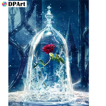

Diamond Painting 5D Full Square/Round Drill Rose Flower Daimond Rhinestone Embroidery Painting Cross Stitch Mosaic Picture M1684