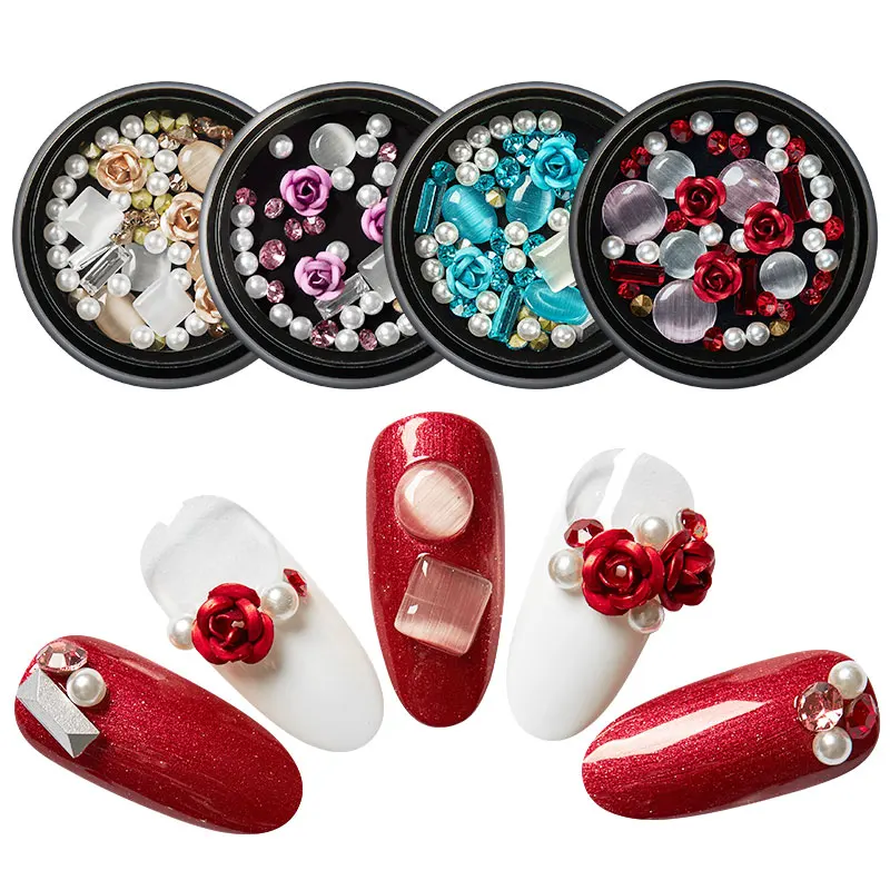 Смешанные цвета Стразы для ногтей с камнями 3D Подвески бусины маникюра | Красота