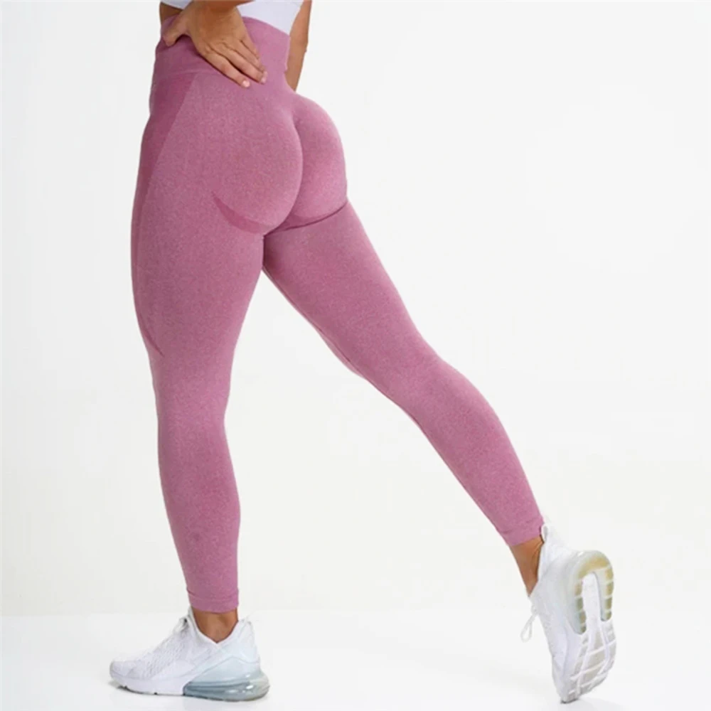 Sport-Seamless-Leggings-Women-Female-Gray-Elastic-Compression-High-Waist-Gym-Fitness-Run-Tight-Booty-Yoga