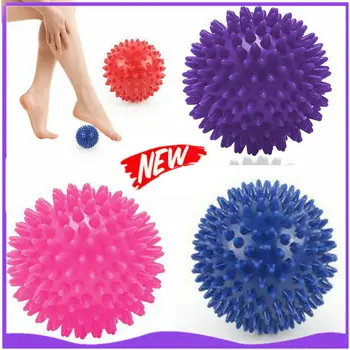 

6cm PVC High Density Spiky Massage Ball Foot Pain & Plantar Fasciitis Reliever Treatment Hedgehog Ball Massage Acupressure Ball