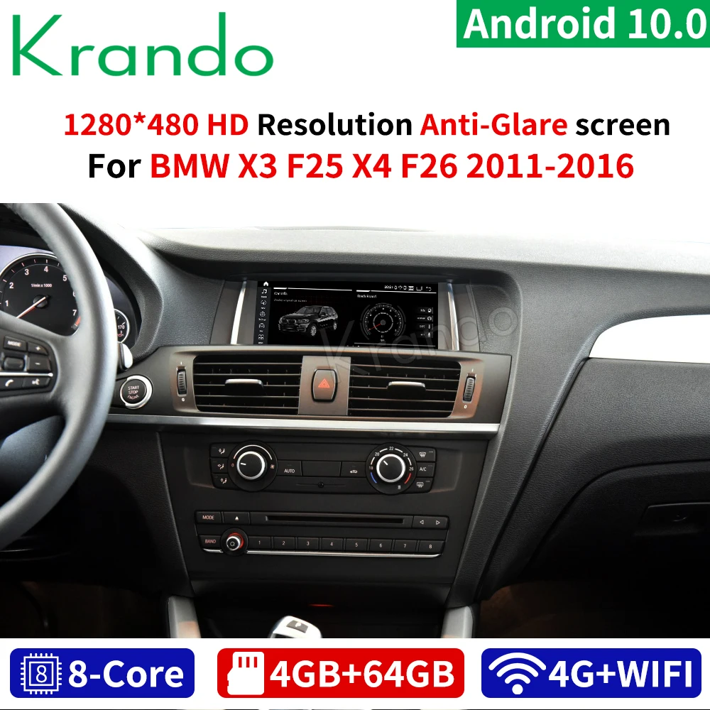 Автомагнитола Krando мультимедийный проигрыватель на Android 10 0 8 дюйма/10 25 дюйма gps