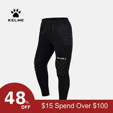 KELME, мужские футбольные штаны Survete, спортивные тренировочные штаны, защита для бега, Вратарские спортивные штаны K15Z408L