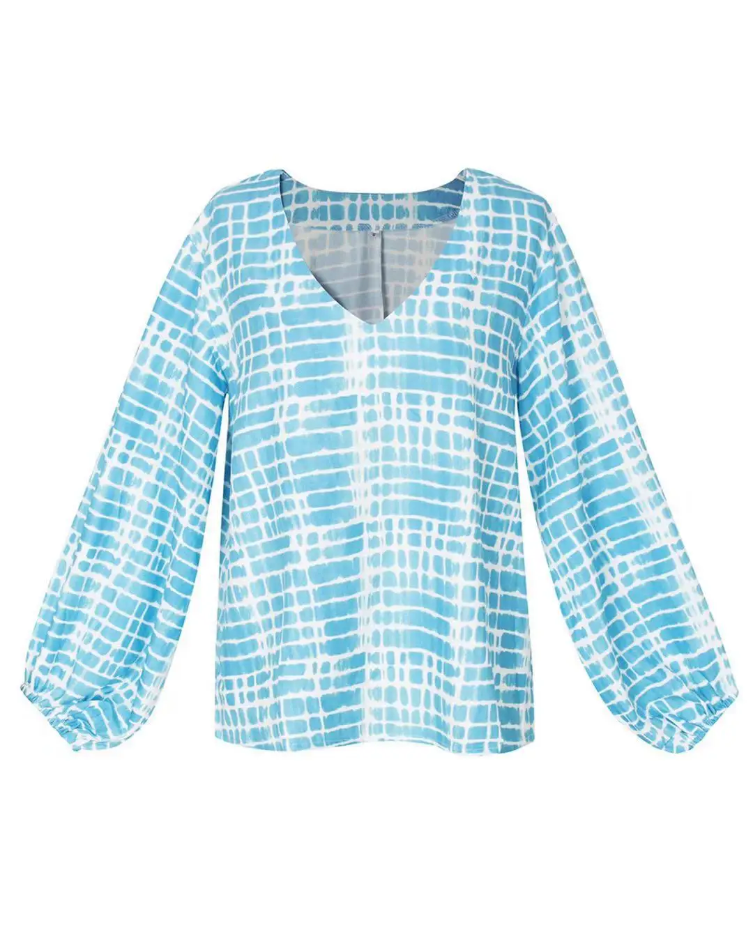 Fashion Women Casual V-neck Long Sleeve Cotton Linen Grain Vintage Autumn Shirt Loose Comfort Top New Women