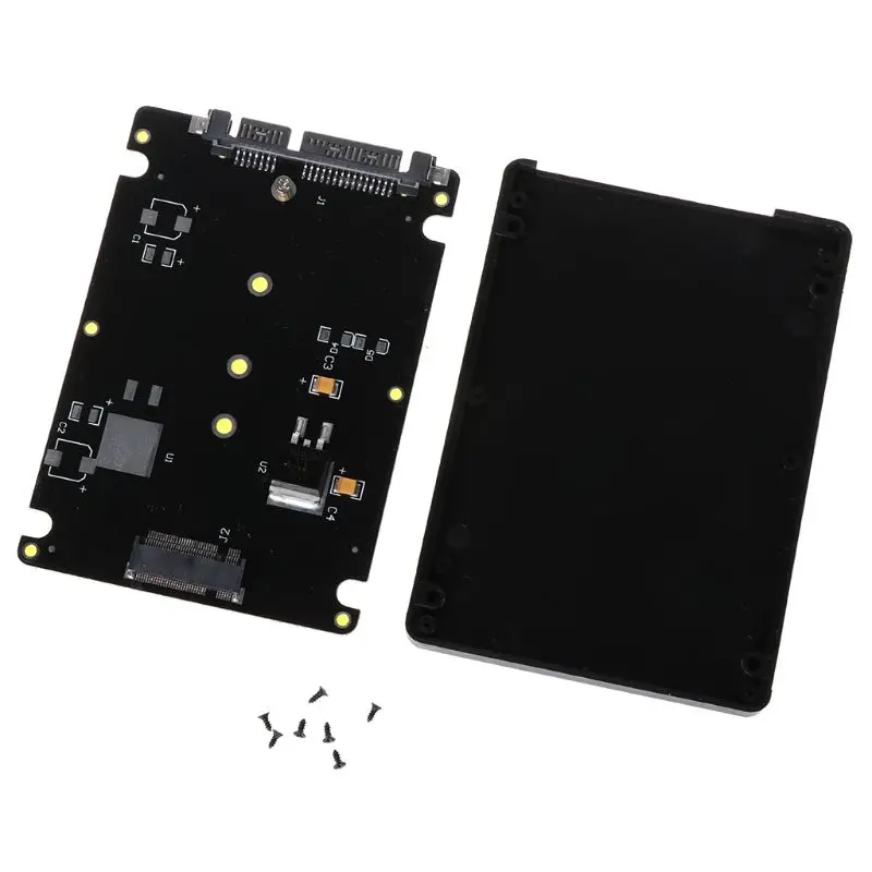 M.2 NGFF (SATA) SSD to 2.5 Inch SATA3 Adapter Card Solid State Hard Drive Disc Box Enclosure | Компьютеры и офис