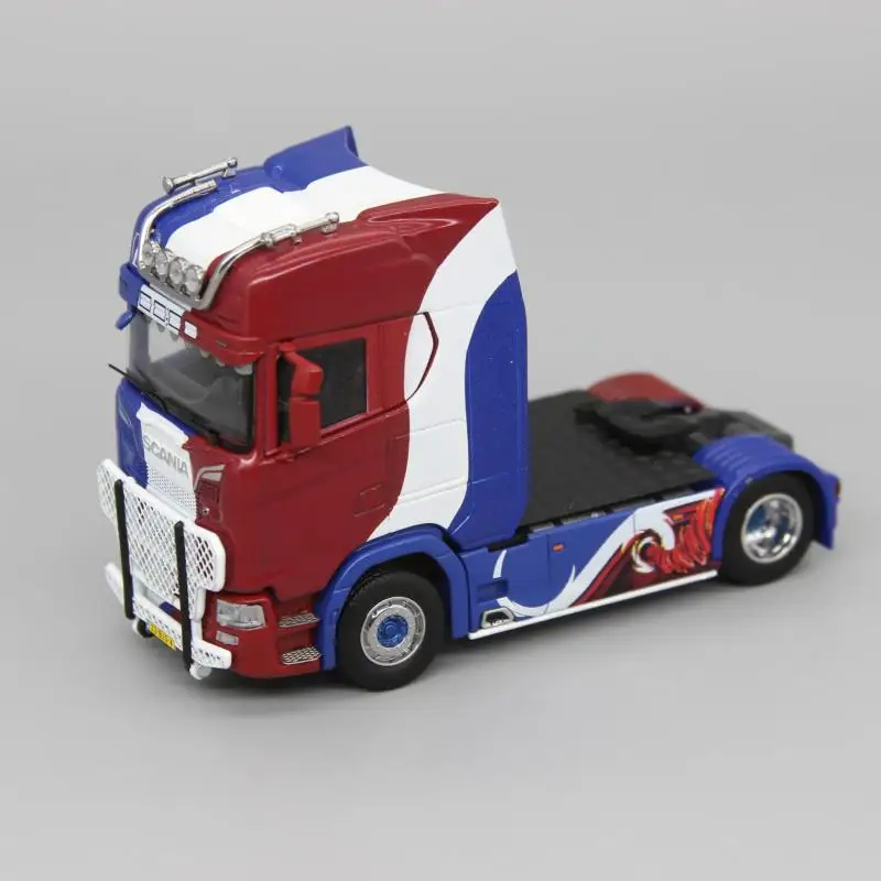 

GCD 1:64 S 730 Truck LHD Red White & Blue Diecast Model Car