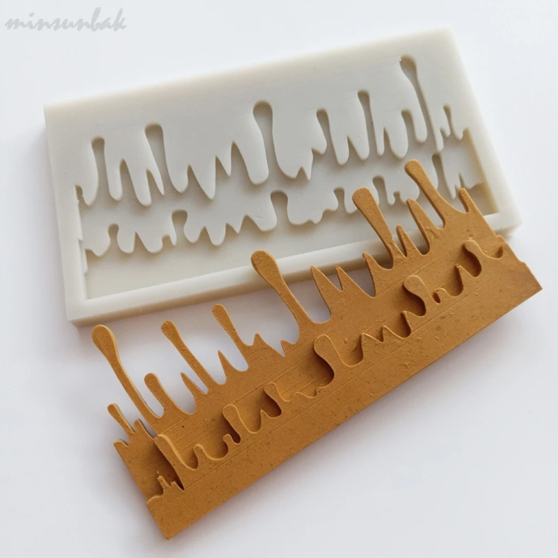 Minsunbak сосулька силиконовая форма Рождественский торт украшения инструменты сахарный шоколадный конфеты форма для мастики