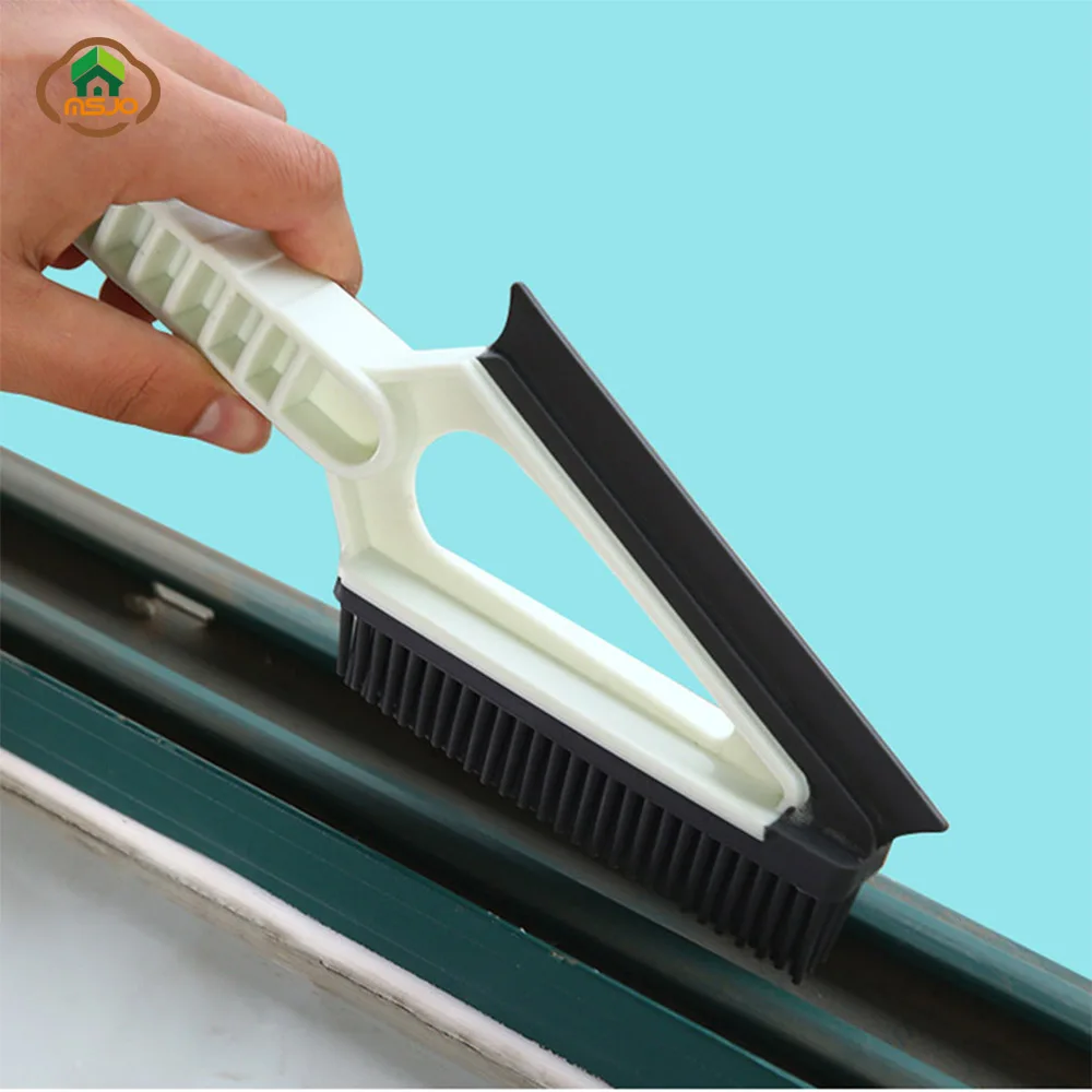 

MSJO Window Cleaning Brush Groove Gap Washing Window Wiper Car Cleaning Tool Multifunction Portable Sink 2in1 Home Glass Cleaner