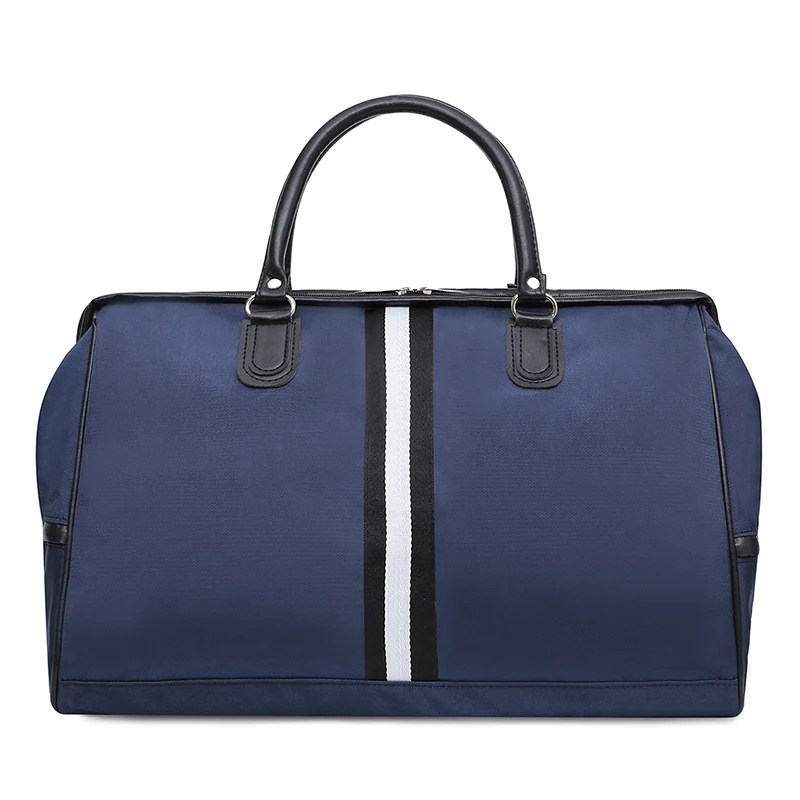Женская спортивная сумка полосатая дорожная сумка для фитнеса сумка для йоги нейлоновая сумка Сумочка Deporte Женская сумочка De Sport Gymtas открытый XA889WA - Цвет: Blue