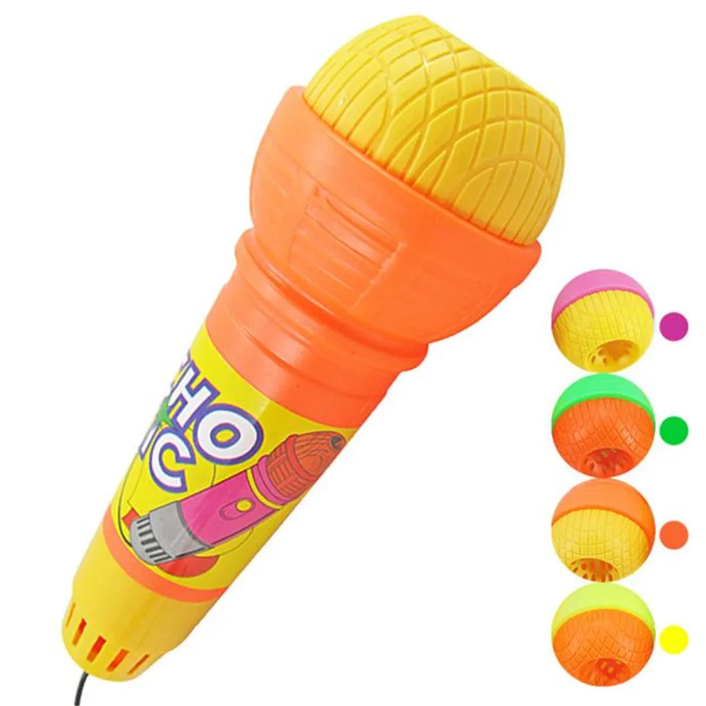 Детские музыкальные игрушки Бестселлер эхо микрофон Микрофон голосовой смены игрушка подарок на день рождения Детская Вечеринка песня