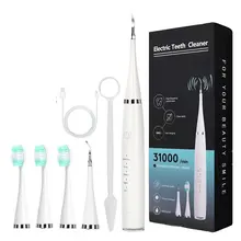 

Electric Toothbrush Teeth Whiten Cleaning Tool Kit With 3 Brush Heads Remove Calculus Plaque Tartar Yellow Teeth Smoke Stains