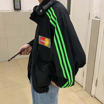 

2020 Spring European And American Style New Men's Trend Fashion Casual Stand Collar Couple Neutral Thin Jacket M-2XL Sports