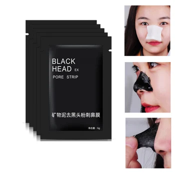 

10Pcs/Set Blackhead Remover Mask Natural Minerals Mask Pore Strips Deep Cleaning Beauty Facial Skin Nose Black Head Cleaner Tool