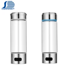 Wholesale 1000ppb hot active anion hydrogen water bottle portable rich hydrogen water japan with titanium electrode