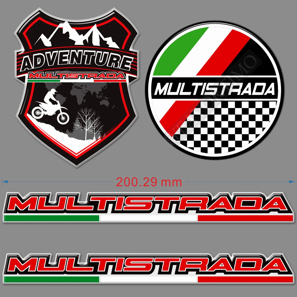 Per Ducati Monster 696 797 821 Stealth 1200 S Adesivi Moto Pad Serbatoio Protezione Carenatura Emblema Logo