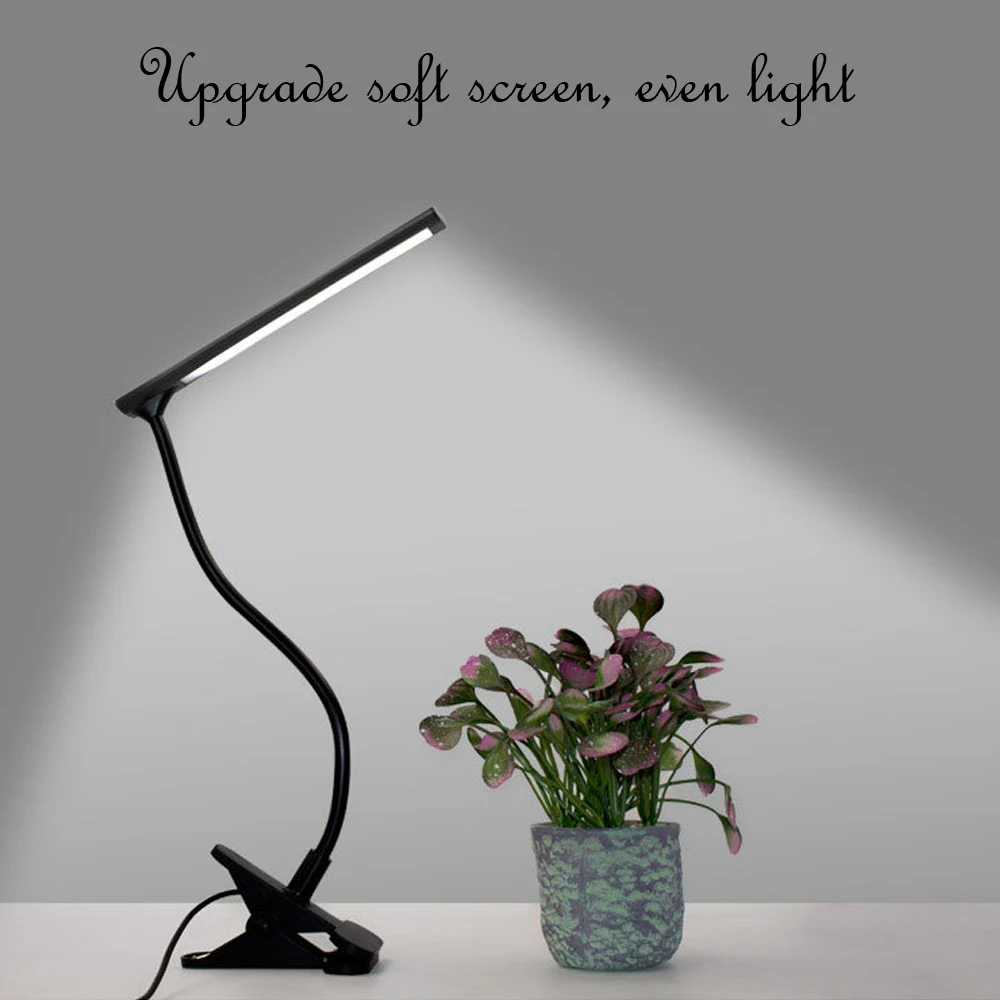 Led кнопки ночной Светильник Usb зарядка книга клип светильник Студент Складной